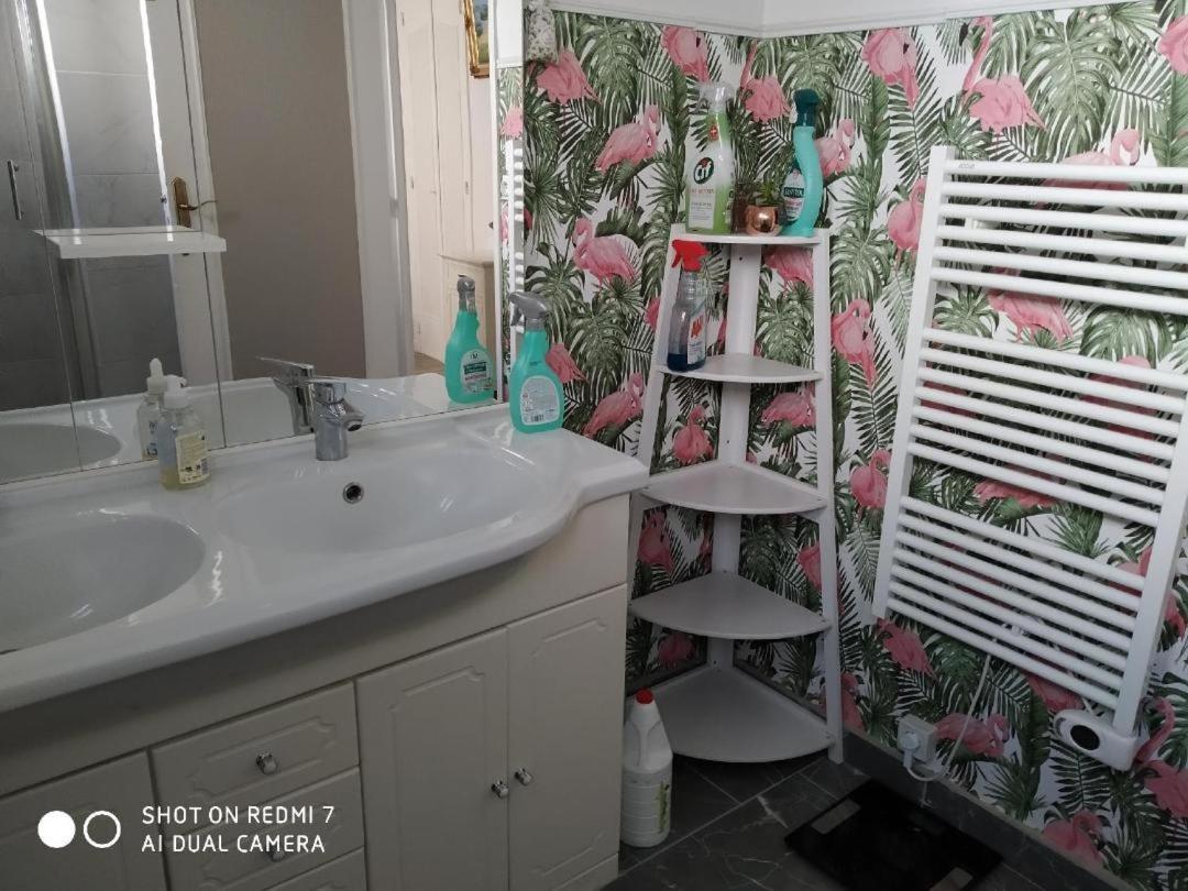 CHAMBRE SPACIEUSE CONFORTABLE,WIFI,Climatisée,près GARE TGV,parking,pt dejeuner Perpignano Esterno foto